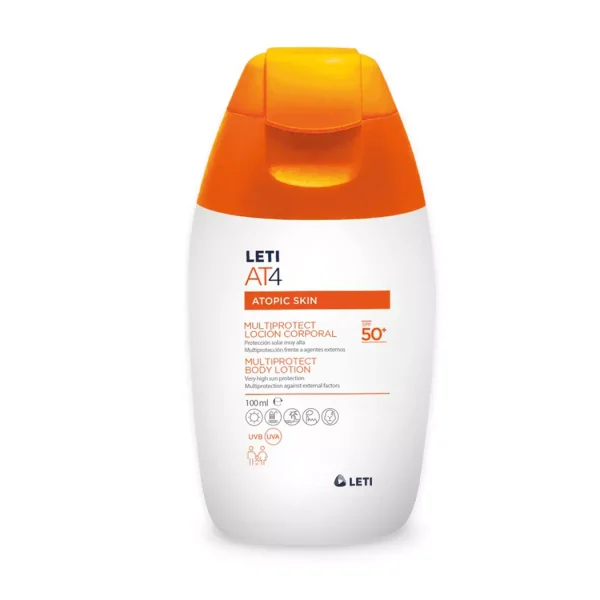 Leti AT4 Multiprotect Spf50+ Loción Corporal 100ml